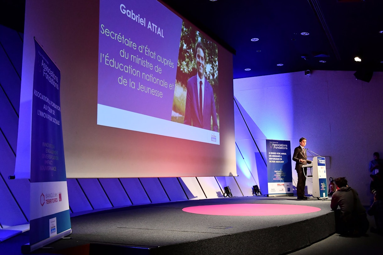 Gabriel Attal - Forum National des Associations Fondations