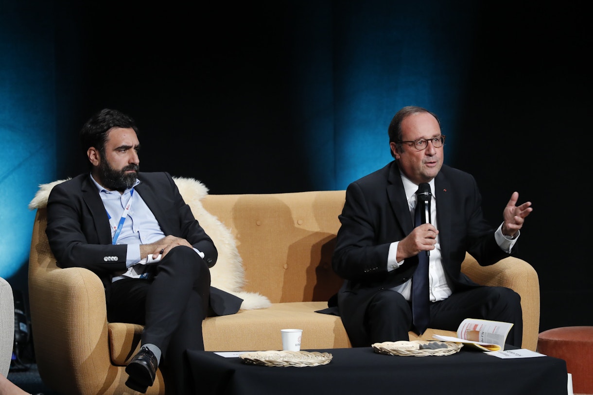 Philippe Jahshan et François Hollande - Forum National des Associations Fondations